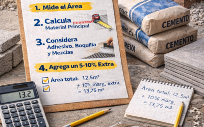 Guía para calcular materiales de obra