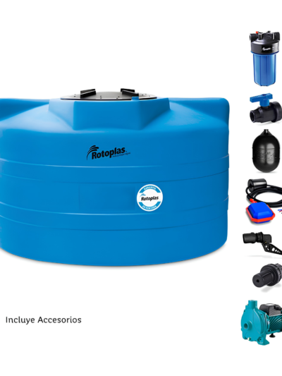 Cisterna Rotoplas 2,800 L Equipada