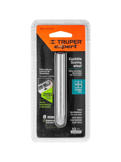 Repuesto de Cuchilla Truper para Cortador de Azulejo 8 mm REP-CAZX-8
