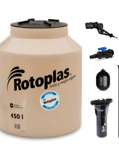Tinaco Rotoplas Tricapa 450 L Equipado