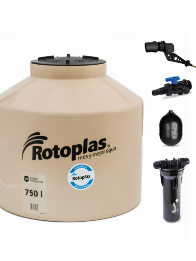 Tinaco Rotoplas Tricapa 750 L Equipado