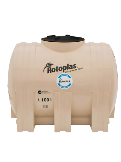Tinaco Rotoplas Horizontal Tricapa 1,100 L Equipado