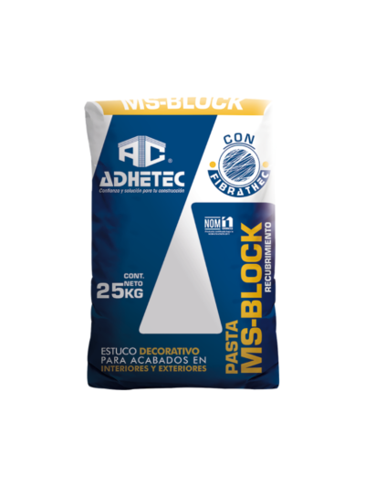 Adhetec Pasta Ms-Block Blanca 25 Kg