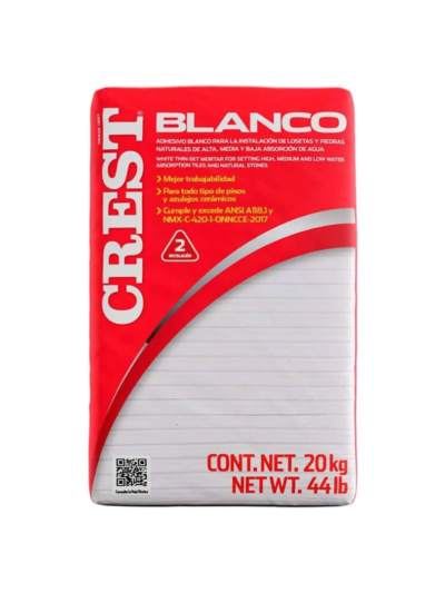 Bulto De Pegazulejo Blanco Crest