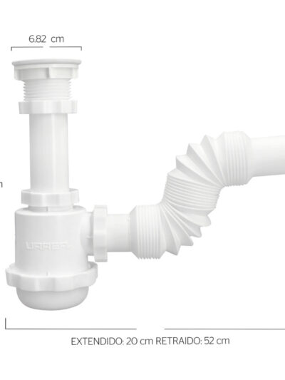 Cespol Flex Dica Bote Grande Cub Plastica P/Fregadero