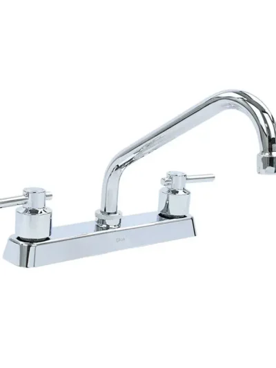 Mezcladora De 8" Cuello Cobra Para Fregadero Dica