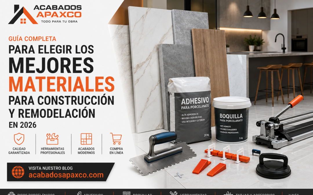 Guía Completa para Elegir los Mejores Materiales para Remodelación en 2026